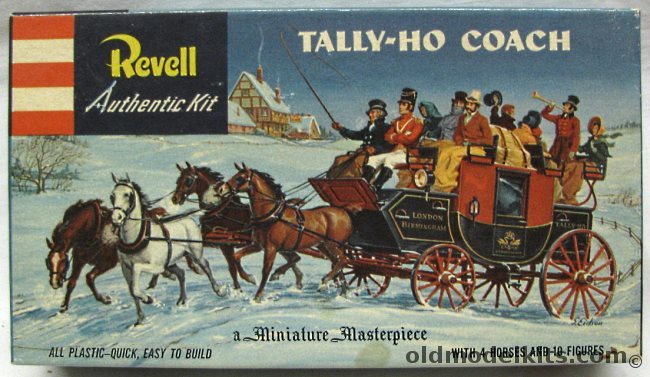 Revell 1/48 Tally-Ho Coach - Miniature Masterpieces, H513-98 plastic model kit